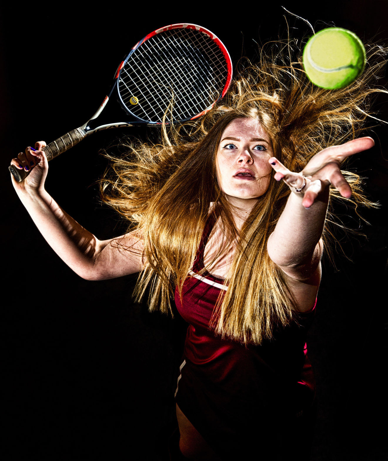 Tennis portrait